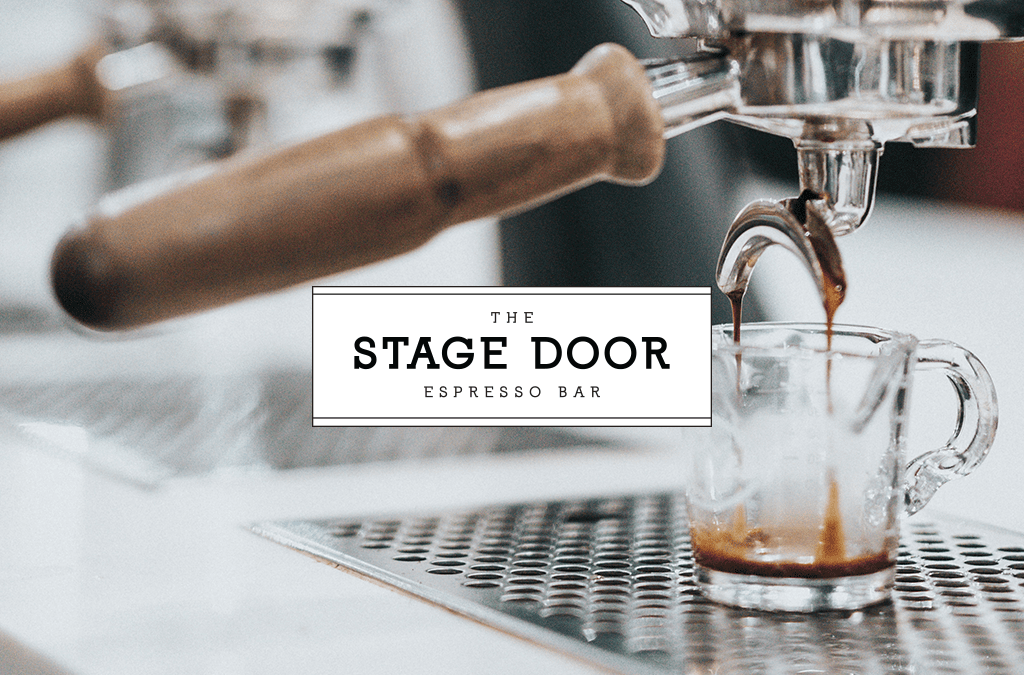 Stage Door Coffee Shop Branding, Menu and Logo Design