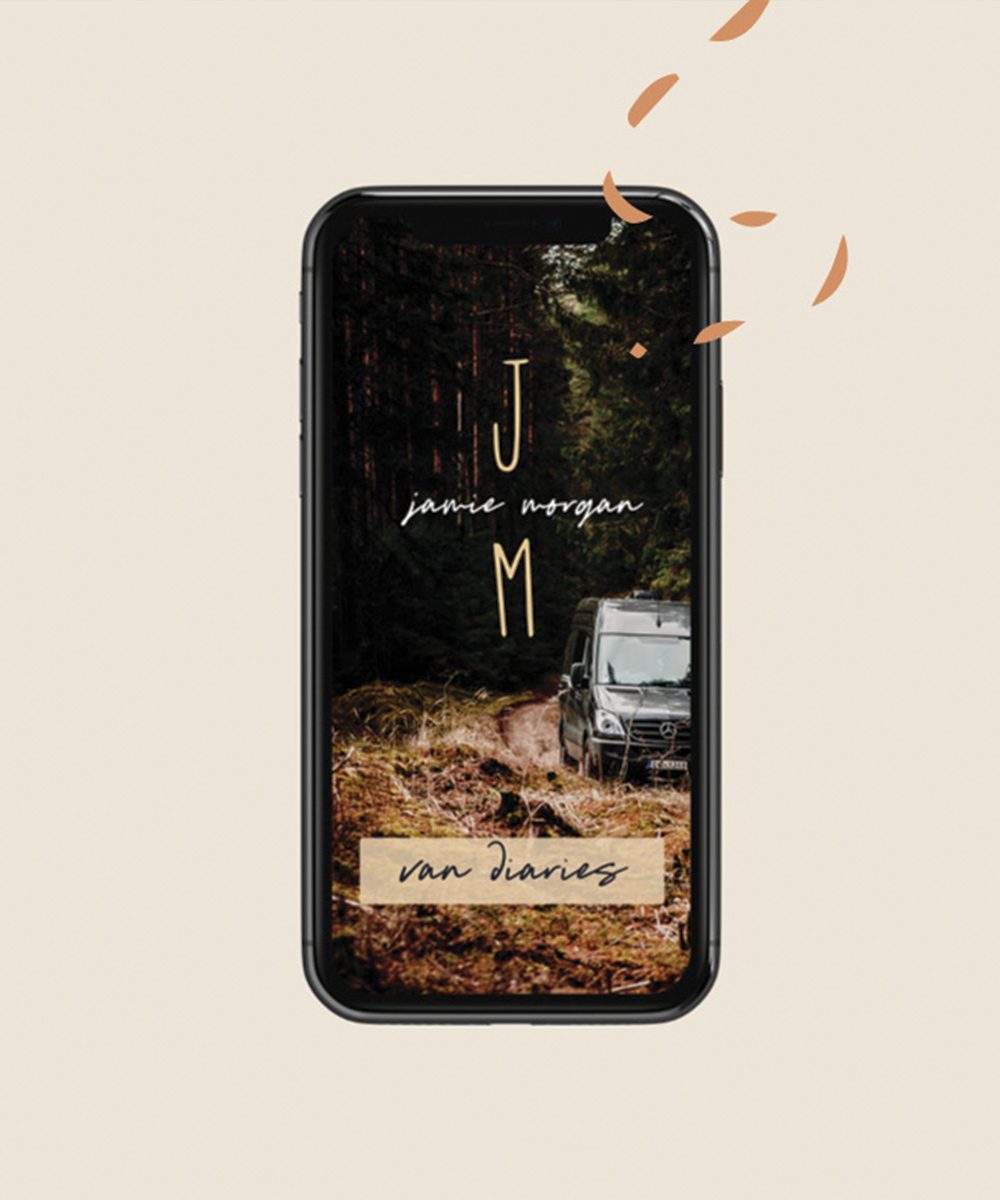 Van Life Travelling Actor Branding Website Design