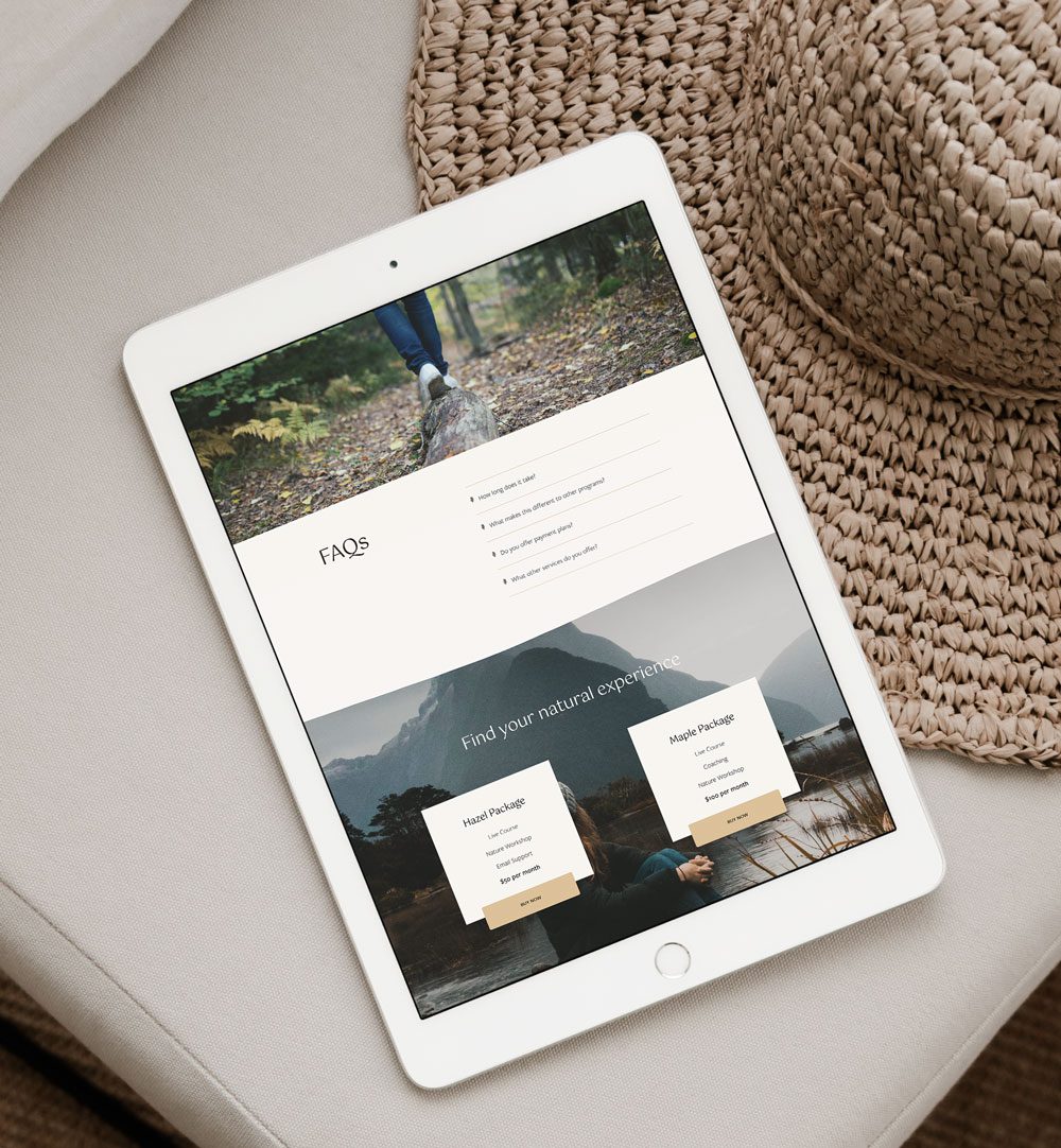 small-business-website Squarespace Website Design Template UK Small Business