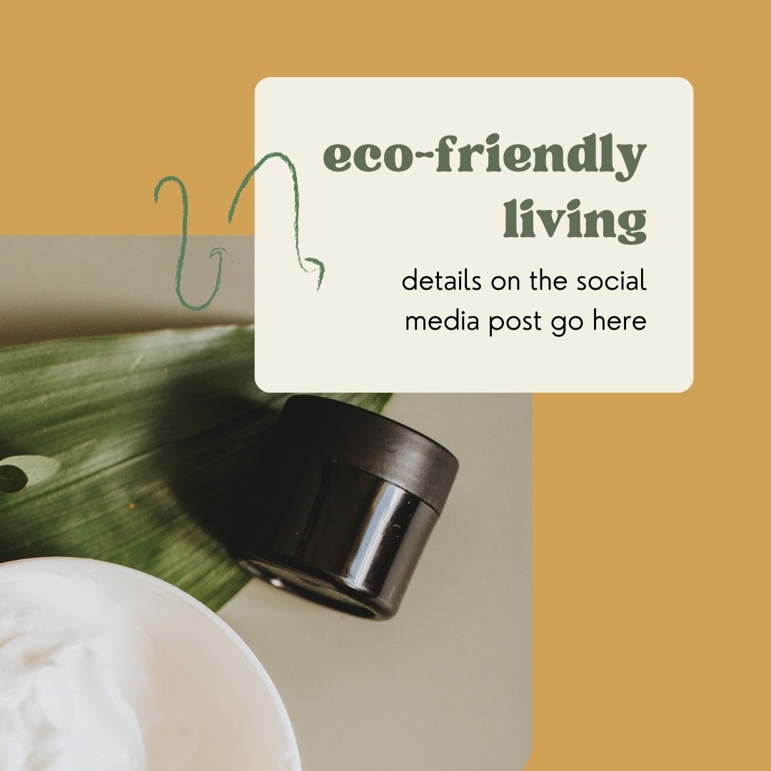 Eco-Friendly Instagram Template Social Media 6 Eco Friendly Green Instagram Templates