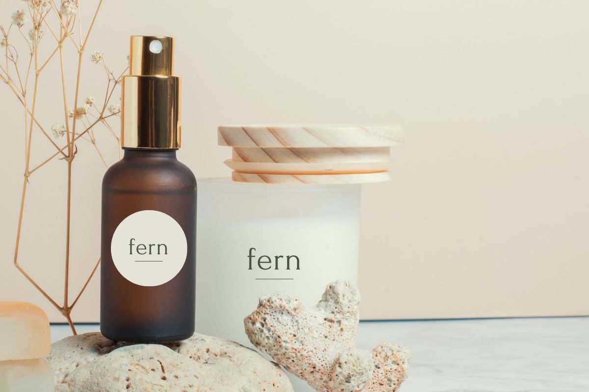 Natural Skincare Logo Template Kit 2