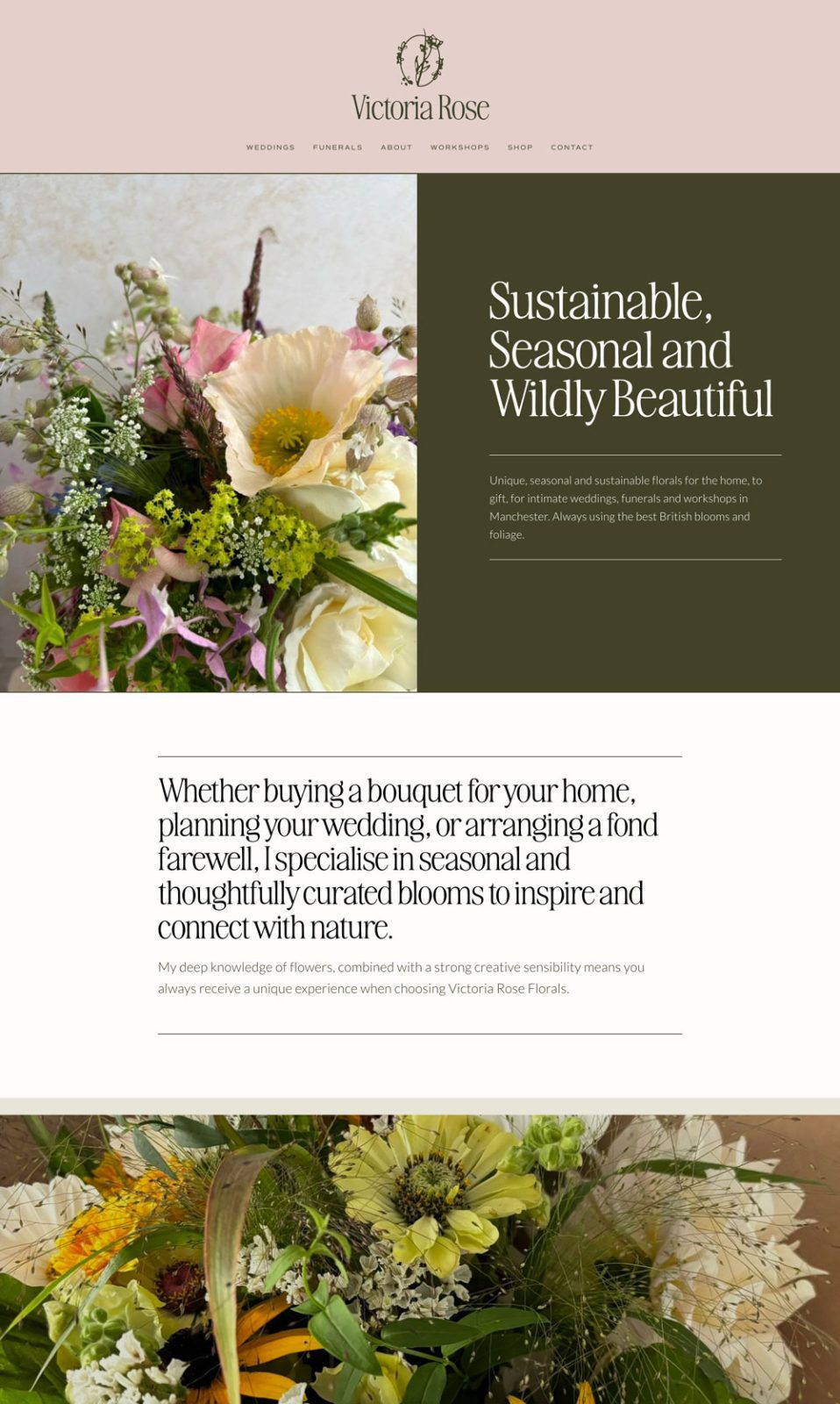 florist-natural-sustainable-website Florist Sustainable Small Business Website Design