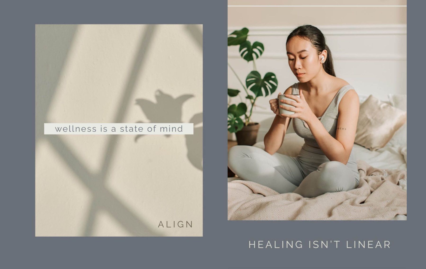 Holistic Wellness Social Media Canva Template Kit Yoga Therapy Spiritual