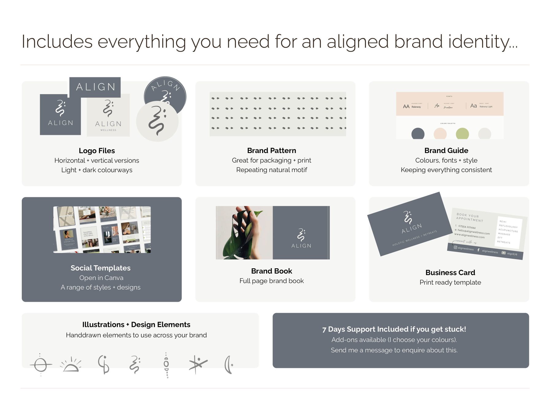 Align Etsy Listing copy4 holistic wellness branding kit